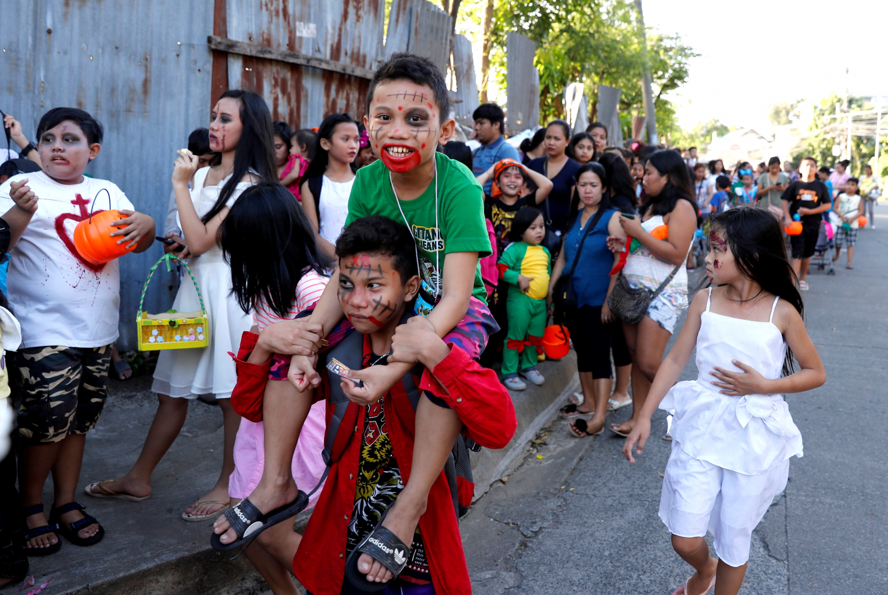 Halloween en Filipinas. Foto: Reuters