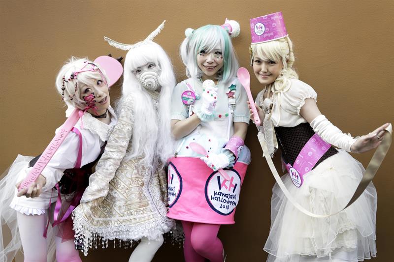 Halloween en Japón. Foto: EFE