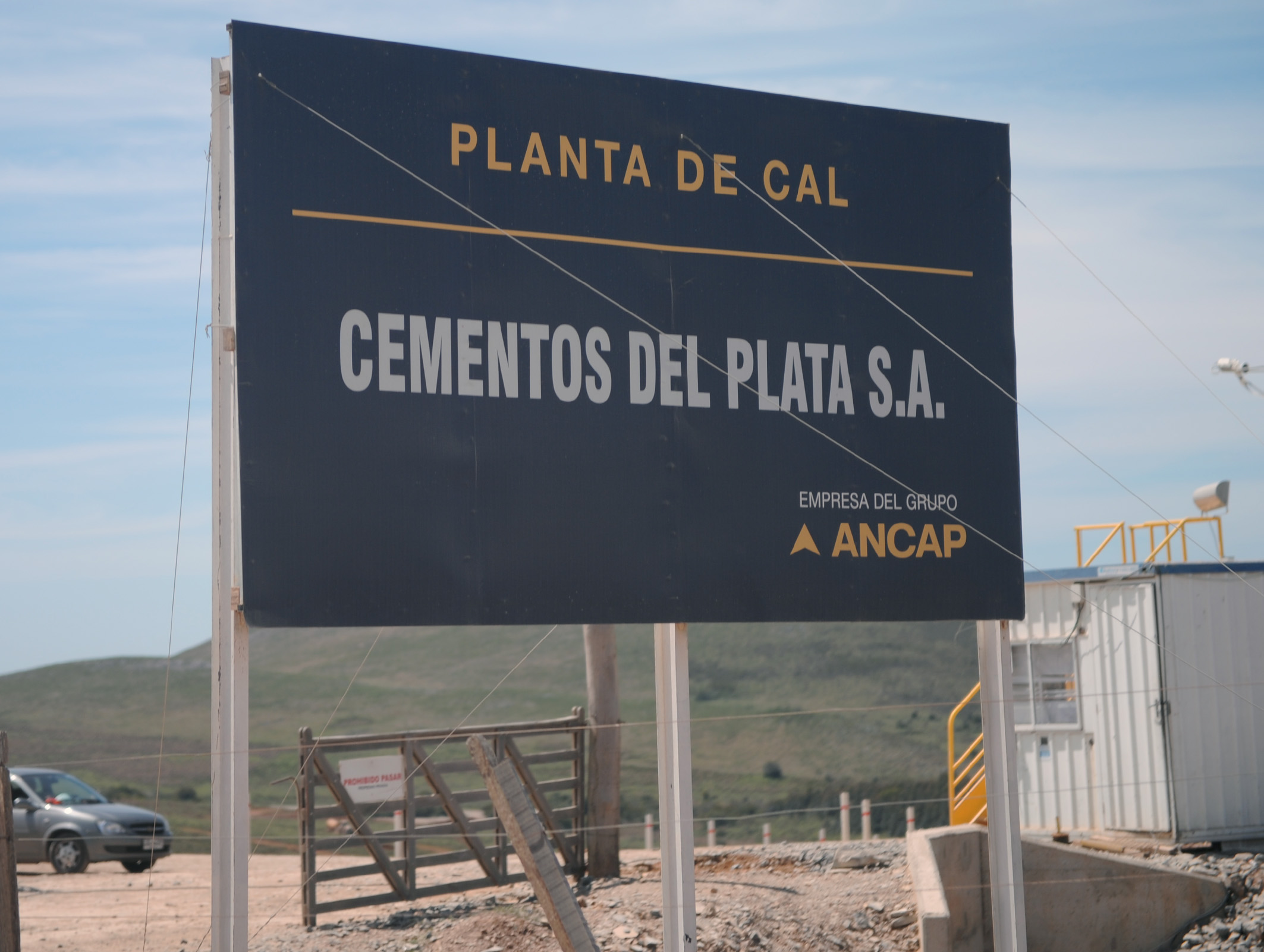 Planta de cal. Foto: Walter Paciello