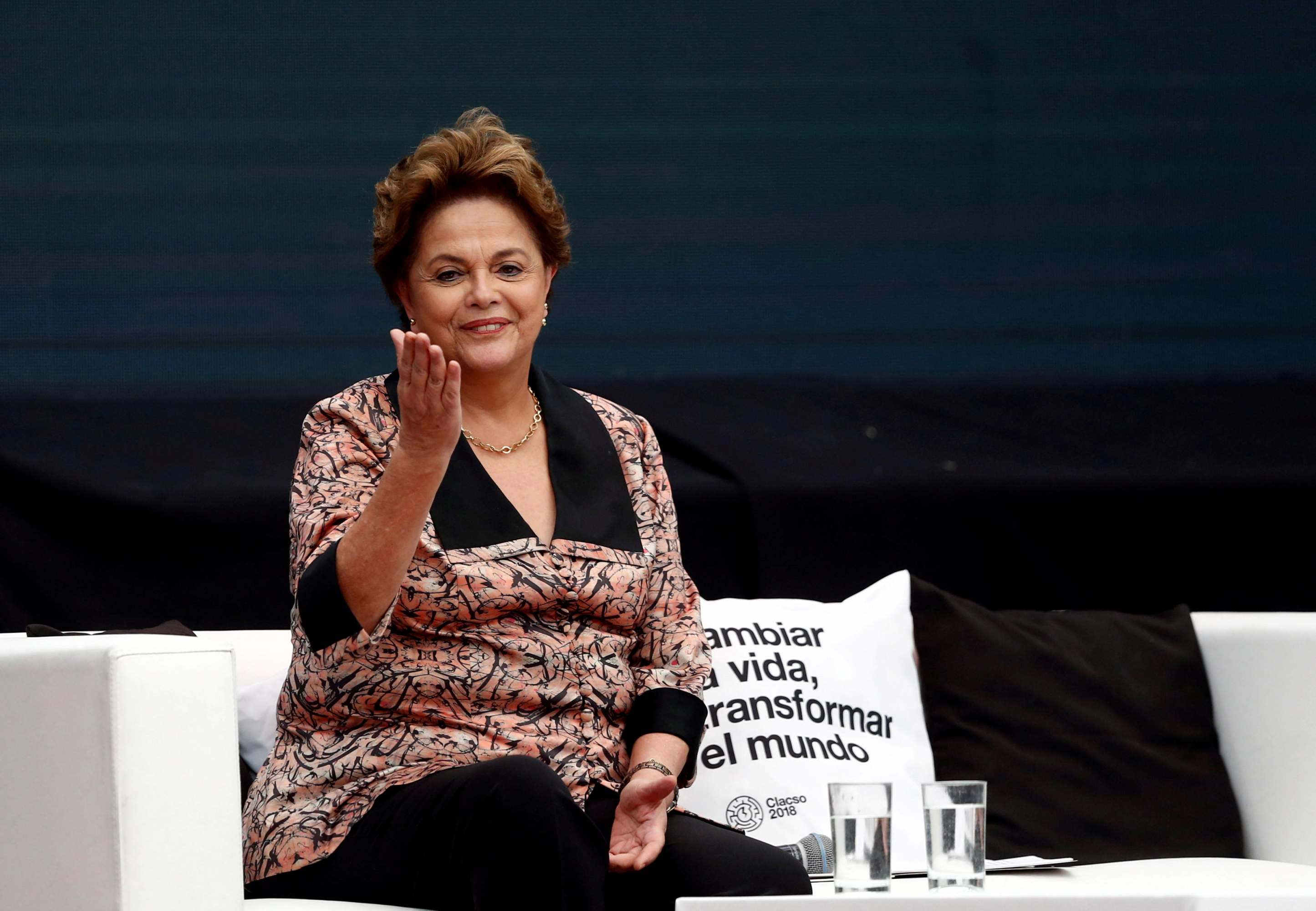 Dilma Rousseff este lunes en el I Foro Mundial de Pensamiento Crítico