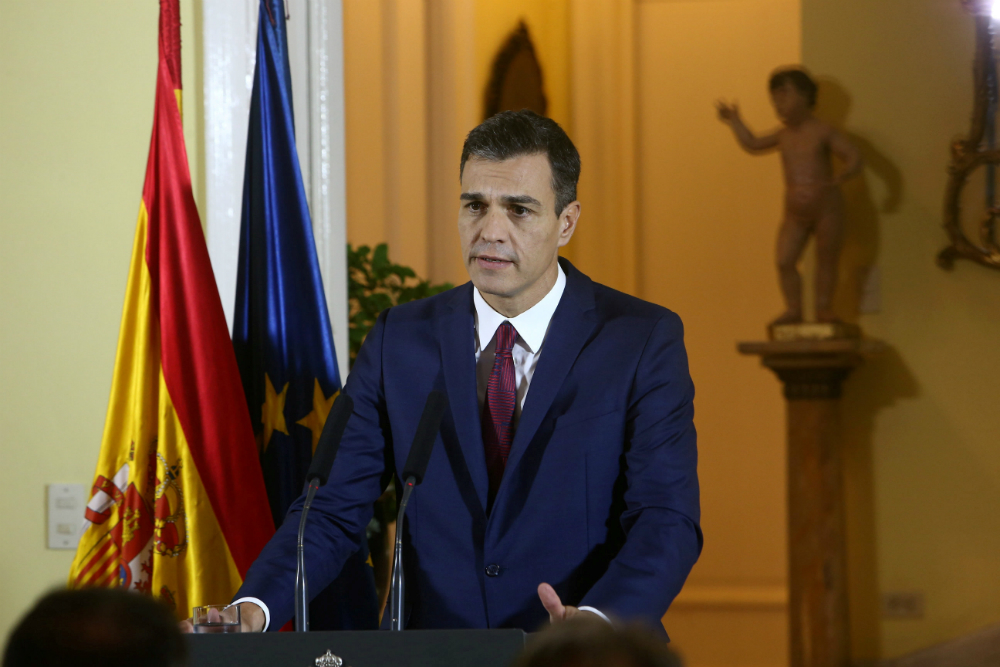 Pedro Sánchez. Foto: Reuters