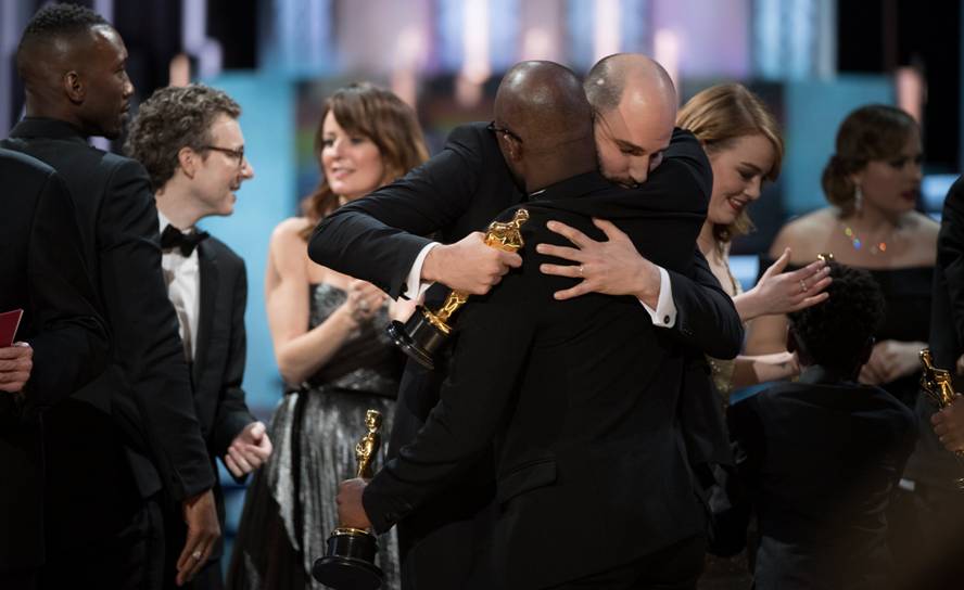 Las imágenes del papelón de los Oscar. Foto: Efe.