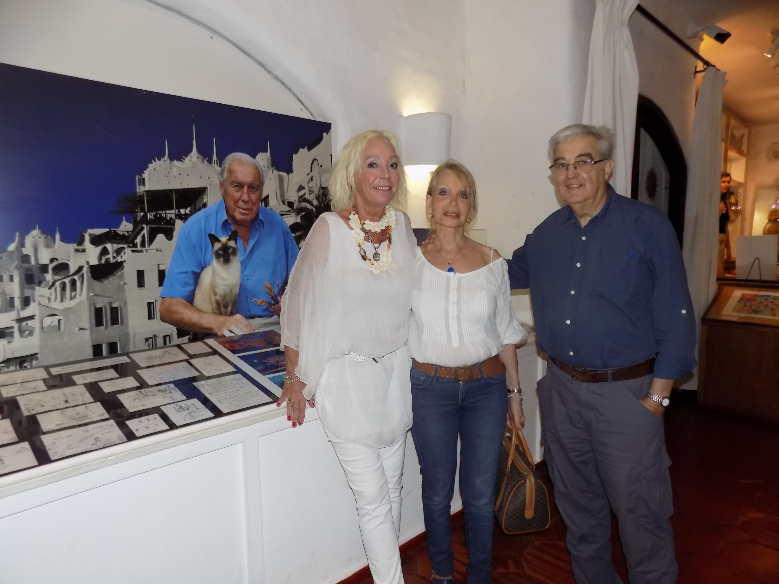Annette Deussen, Mabel Colombo, Enrique Benech.