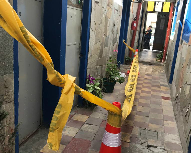 La pensión de la Unión donde un inquilino hirió a la encargada. Foto: Pablo Melgar