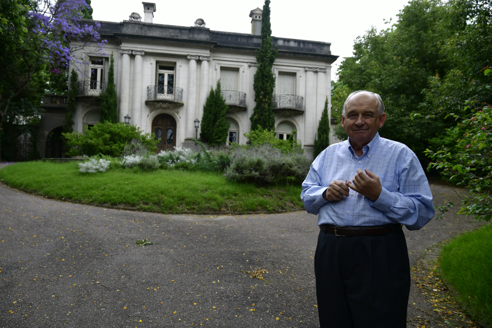 Prado: Juan Pablo Corlazzoli es propietario de una vivienda que es monumento histórico. Foto: F. Ponzetto