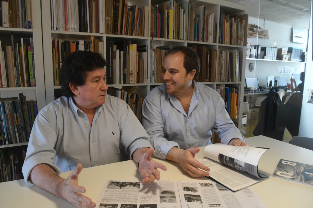 Nicolás Barriola y Wiiliam Rey, arquitectos especializados en patrimonio. Foto: F. Flores