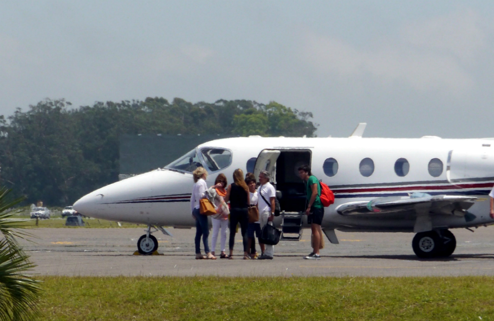 Arribos: aumentaron los vuelos privados. Foto: Ricardo Figueredo
