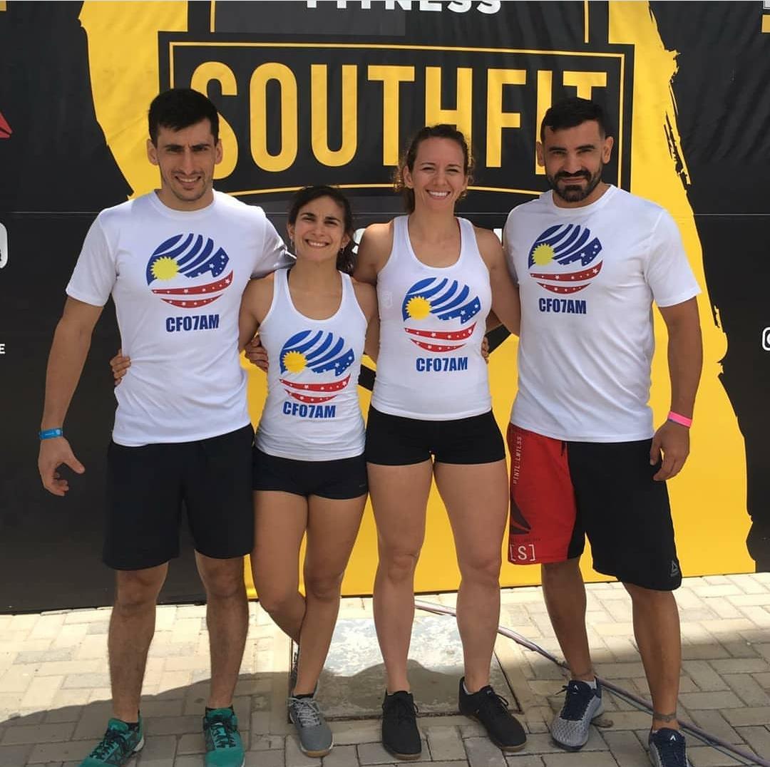 Los uruguayos que compitieron en los Southfit de Crossfit.