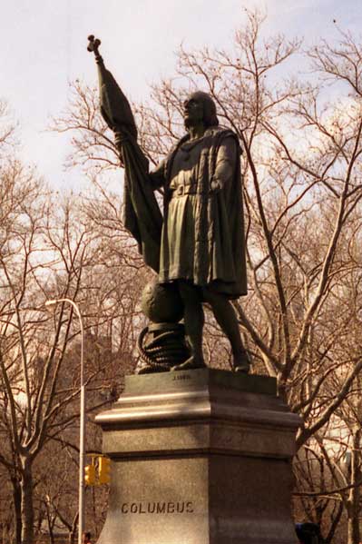 Estatua de Cristobal Colón en Central Park. Foto: Wikipedia