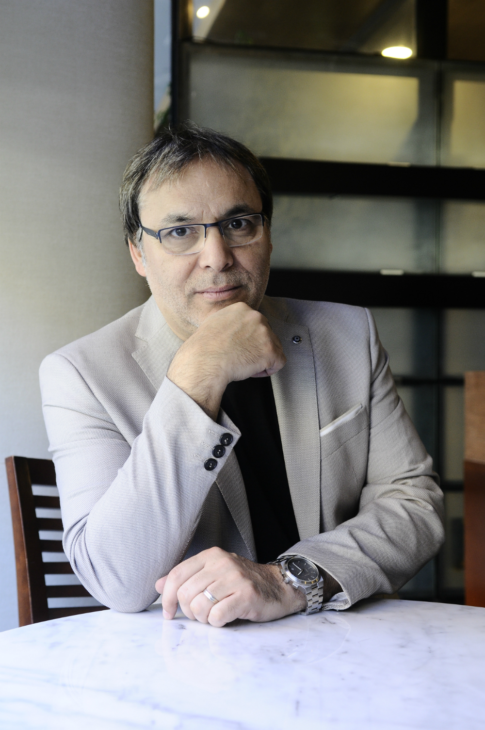 Gabriel Rolón: "Es un libro donde me permití jugar con mi espíritu rioplantense". Foto: Darwin Borrelli