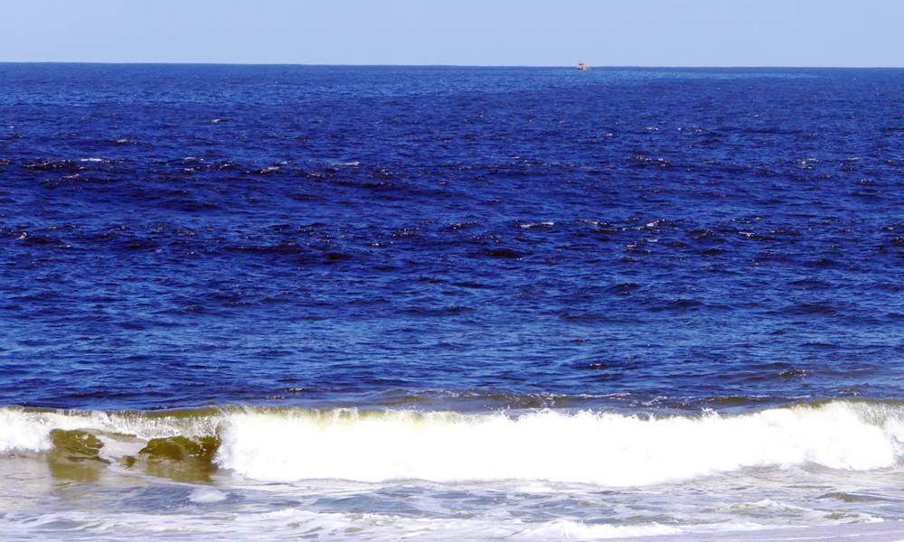 Mancha de petróleo en la costa de José Ignacio. Foto: Ricardo Figueredo