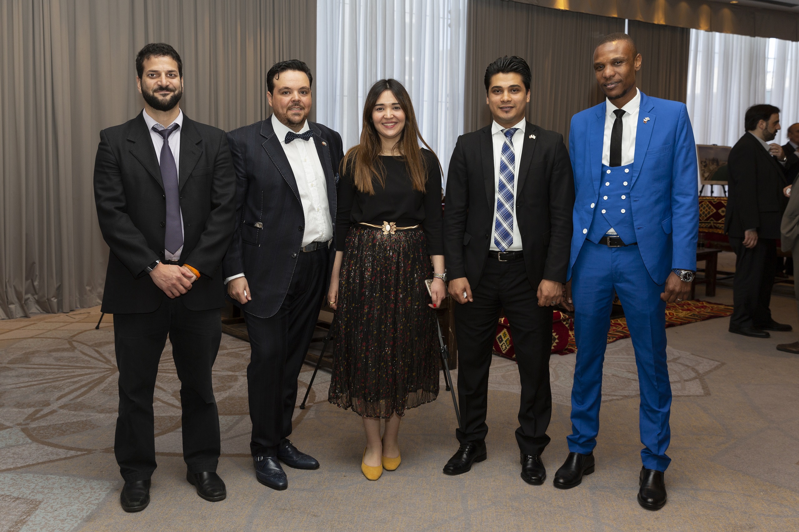 Juan Ottati; Guzmán Moresco; Elisa Picerno; Alaá Elsheikh; y Nezar Mohammed.