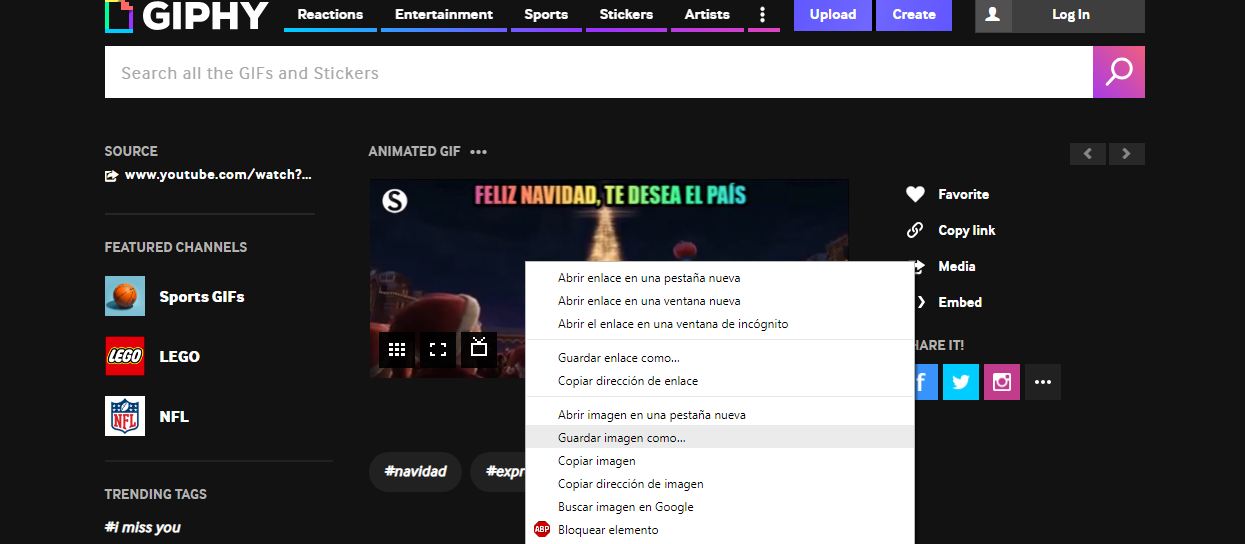 Guardar gif en tu computadora.