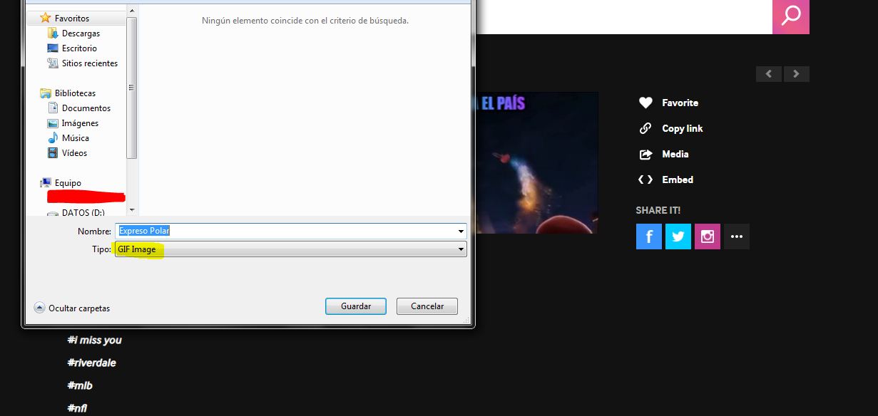 Debe estar en formato gif.