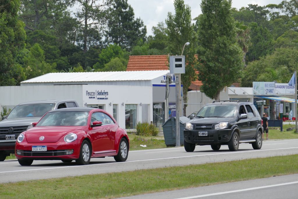 Radares móviles en Maldonado. Foto: Ricardo Figueredo