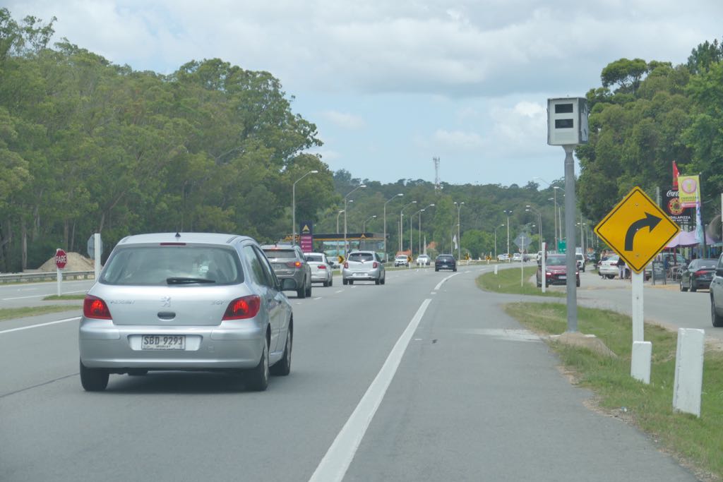 Radares móviles en Maldonado. Foto: Ricardo Figueredo