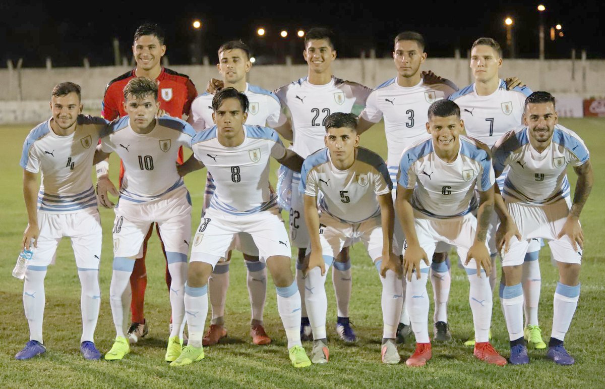 La alineación de la selección Sub 20 de Uruguay