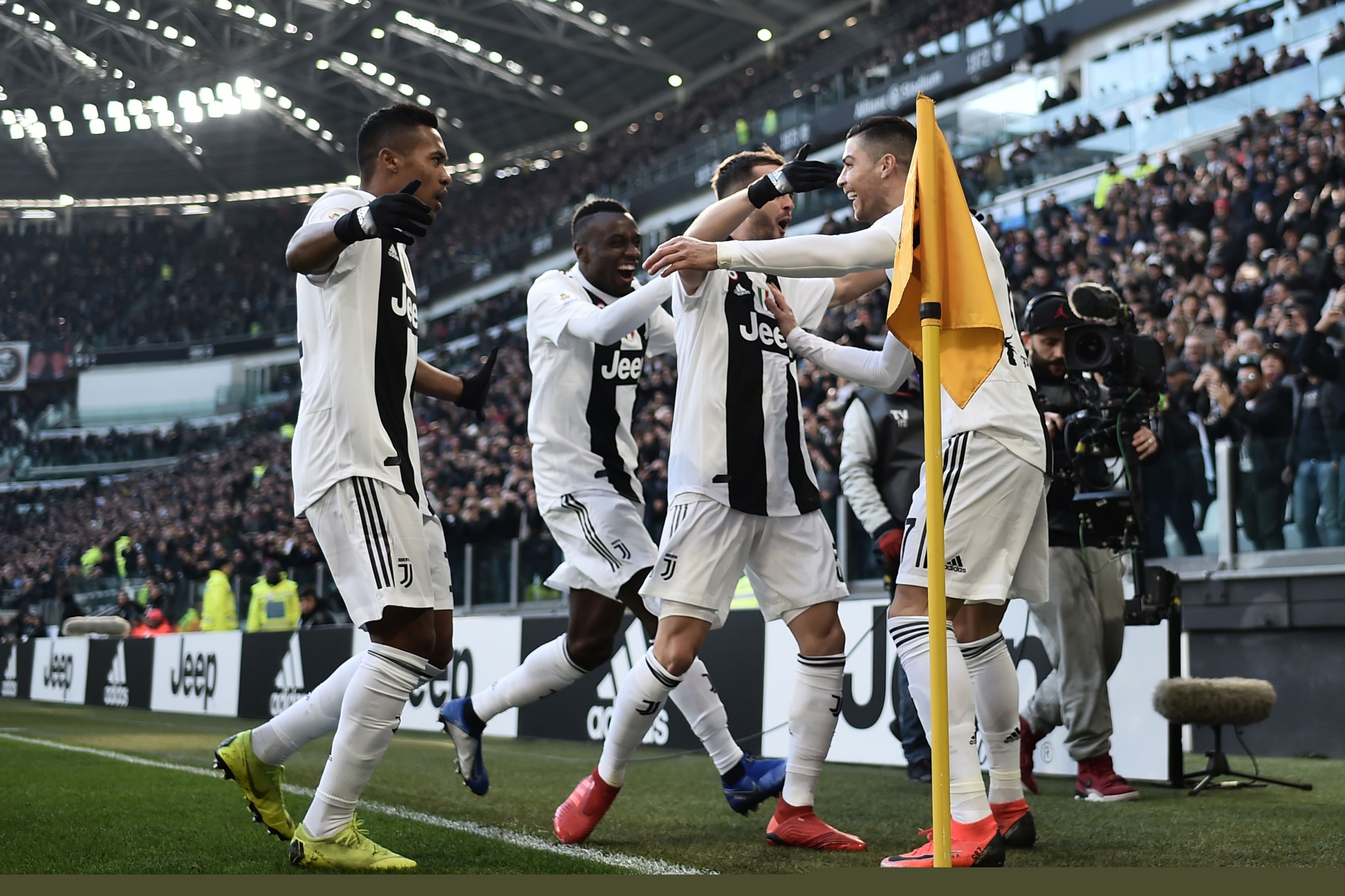 Juventus le ganó a la Sampdoria con doblete de Cristiano Ronaldo. Foto: AFP.