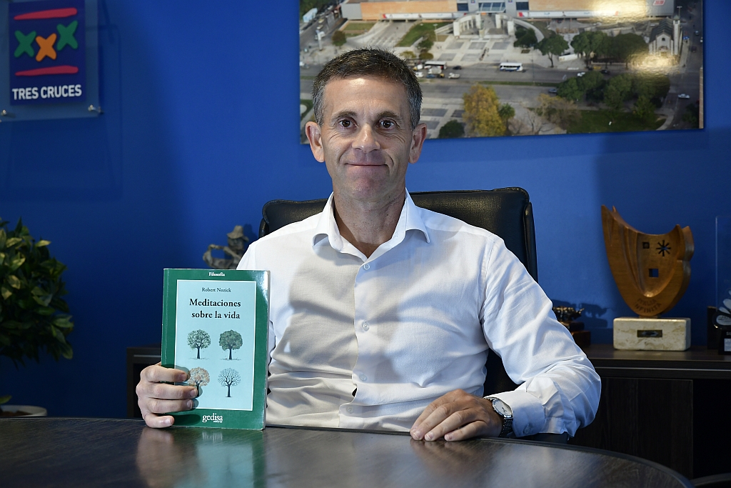 Lombardi. Se acercó a esta temática tras hacer un curso de filosofía el año pasado. (Foto: Fernando Ponzetto)