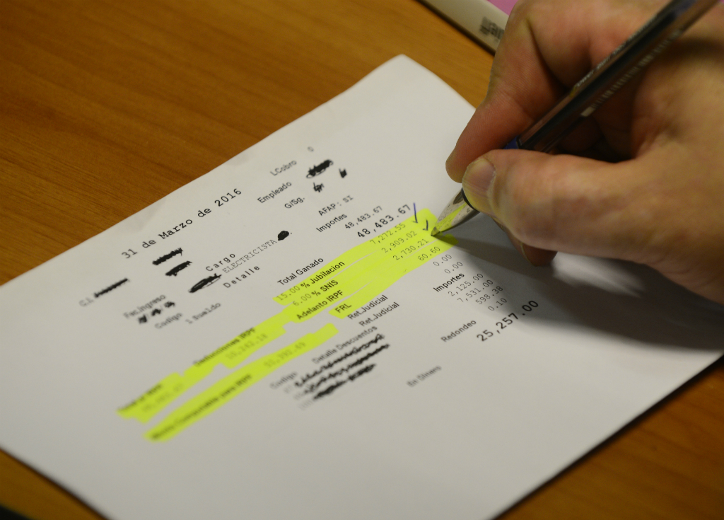 Cambian el mínimo no imponible, las franjas y las deducciones del IRPF. Foto: Gerardo Pérez