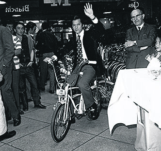 Palito Ortega en Motociclo. Foto: Archivo Caruso