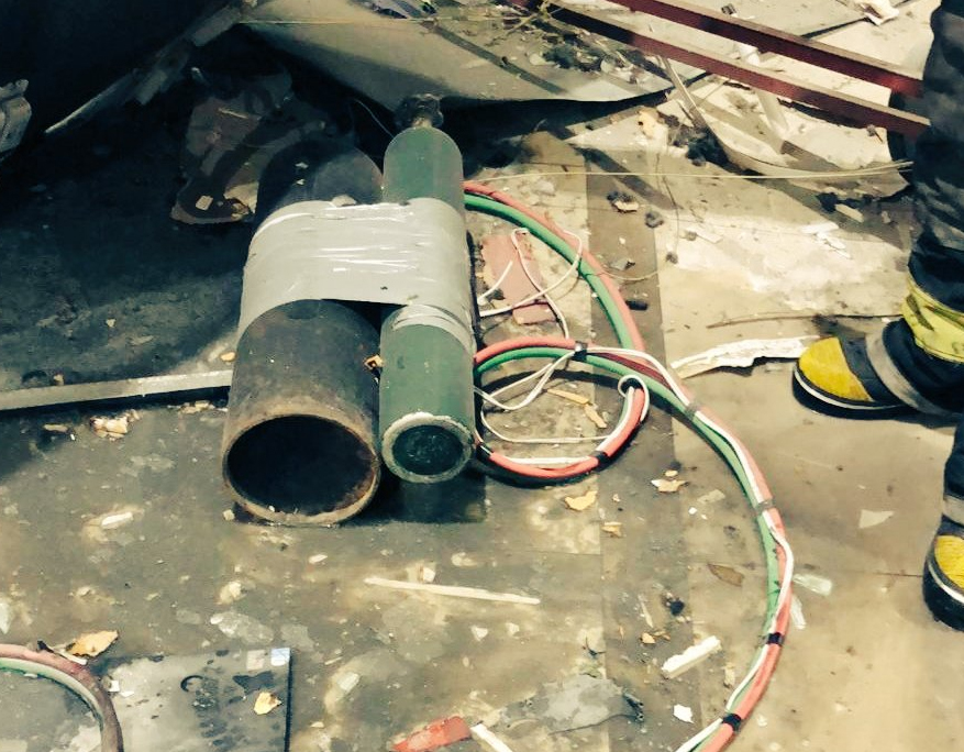 Un cajero en Punta Carretas Shopping fue atacado en la madrugada de ayer. Foto: El País