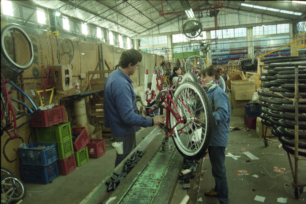 Motociclo llegó a producir 150.000 bicicletas por año y a copar el 20% del mercado argentino en este rubro. Foto: archivo El País