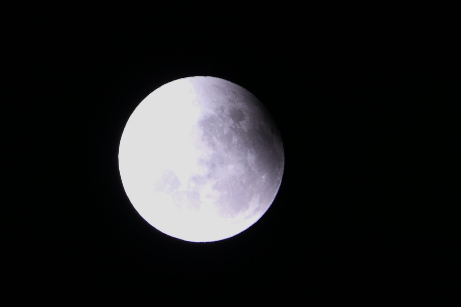 Eclipse de Luna Roja. Foto: Ricardo Figueredo