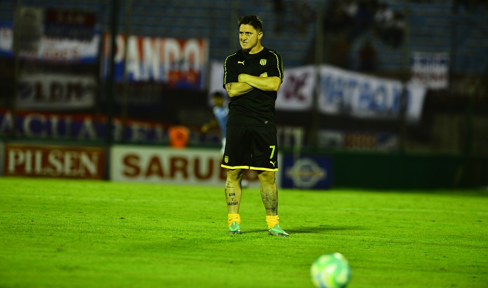 Cristian Rodríguez previo al partido de Peñarol