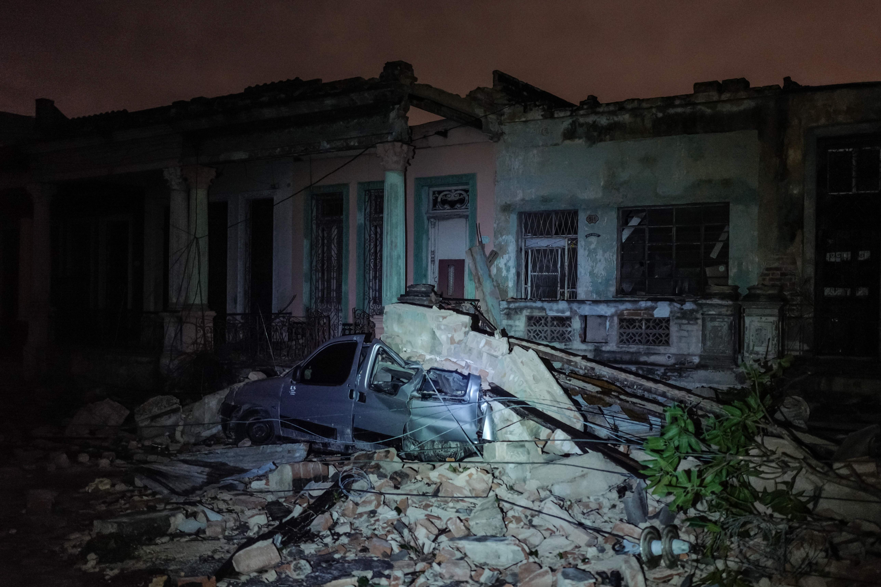 Tornado en La Habana. Foto: AFP