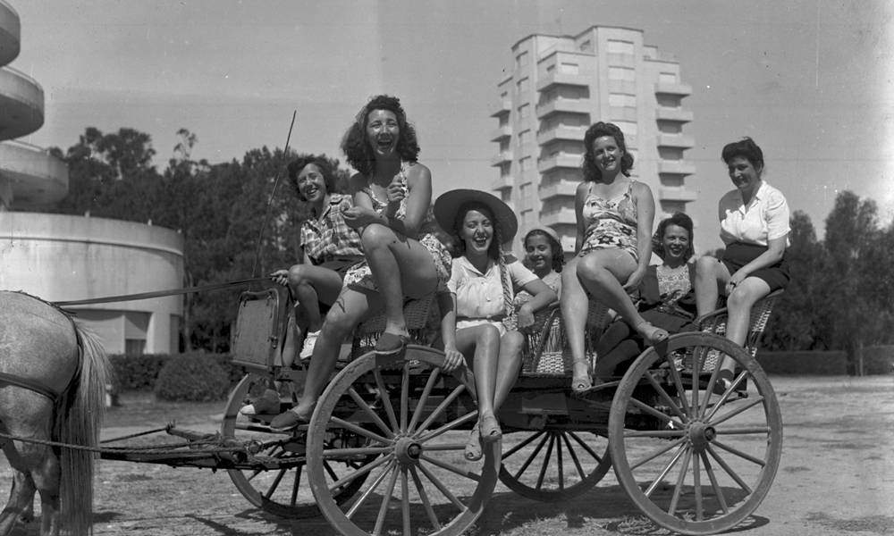 El verano en Uruguay en los años 40. Foto: Archivo El País.
