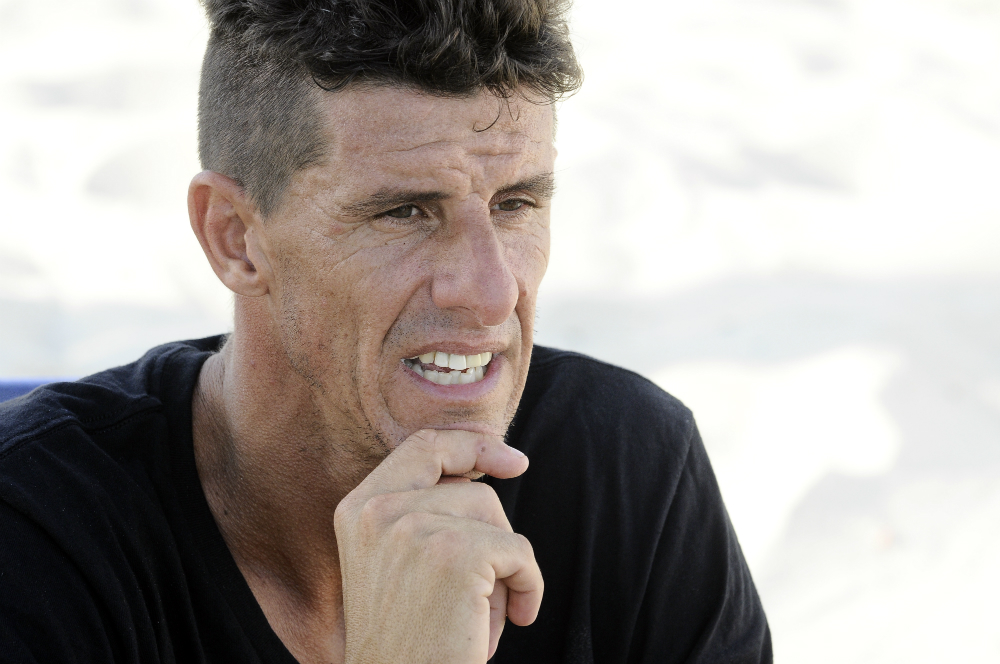 Sarandí "Pampero" Sobral, jugador de fútbol playa