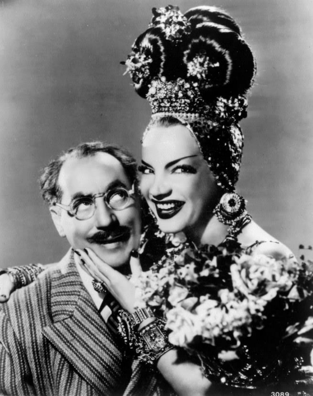 Carmen Miranda con Groucho Marx