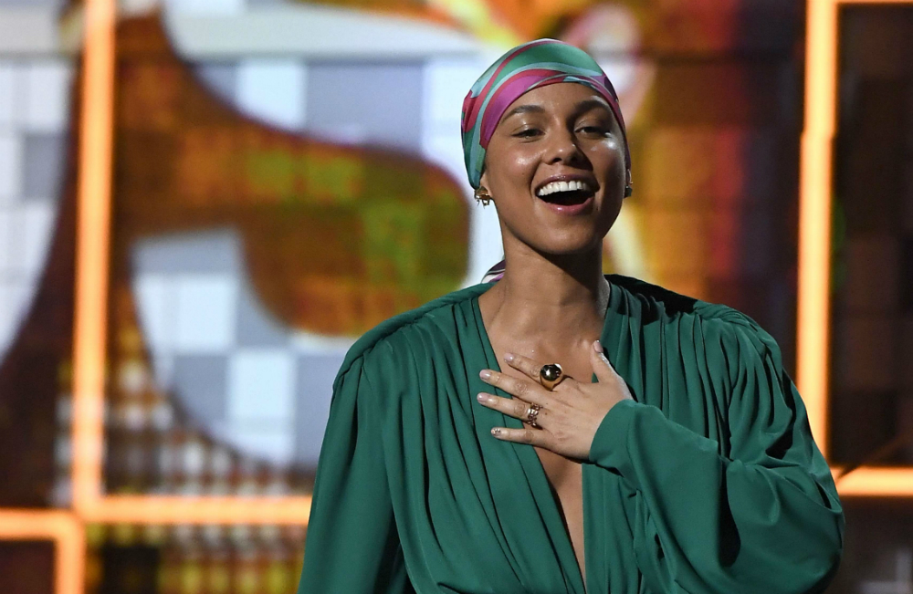 Alicia Keys fue la maestra e ceremonias en la 61 edición de los Grammy