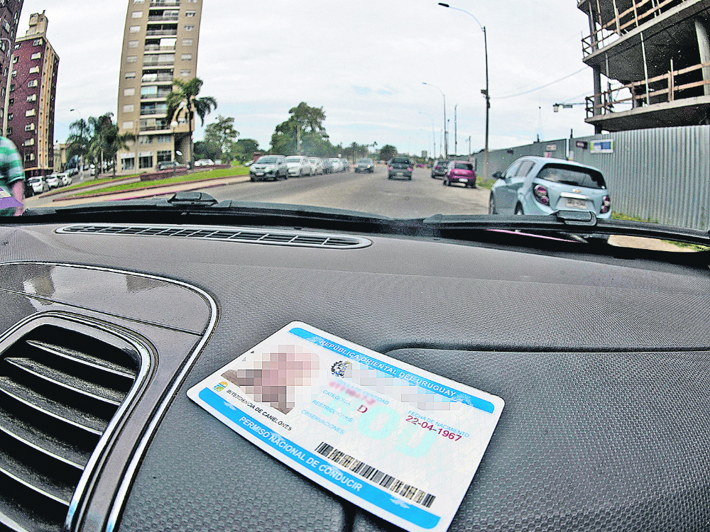 Unasev propone un permiso único de conducir con un sistema de puntos. Foto: F. Ponzetto