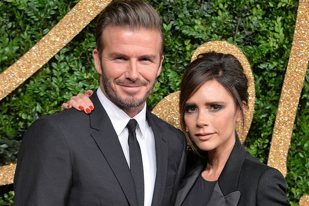 Victoria y David Beckham