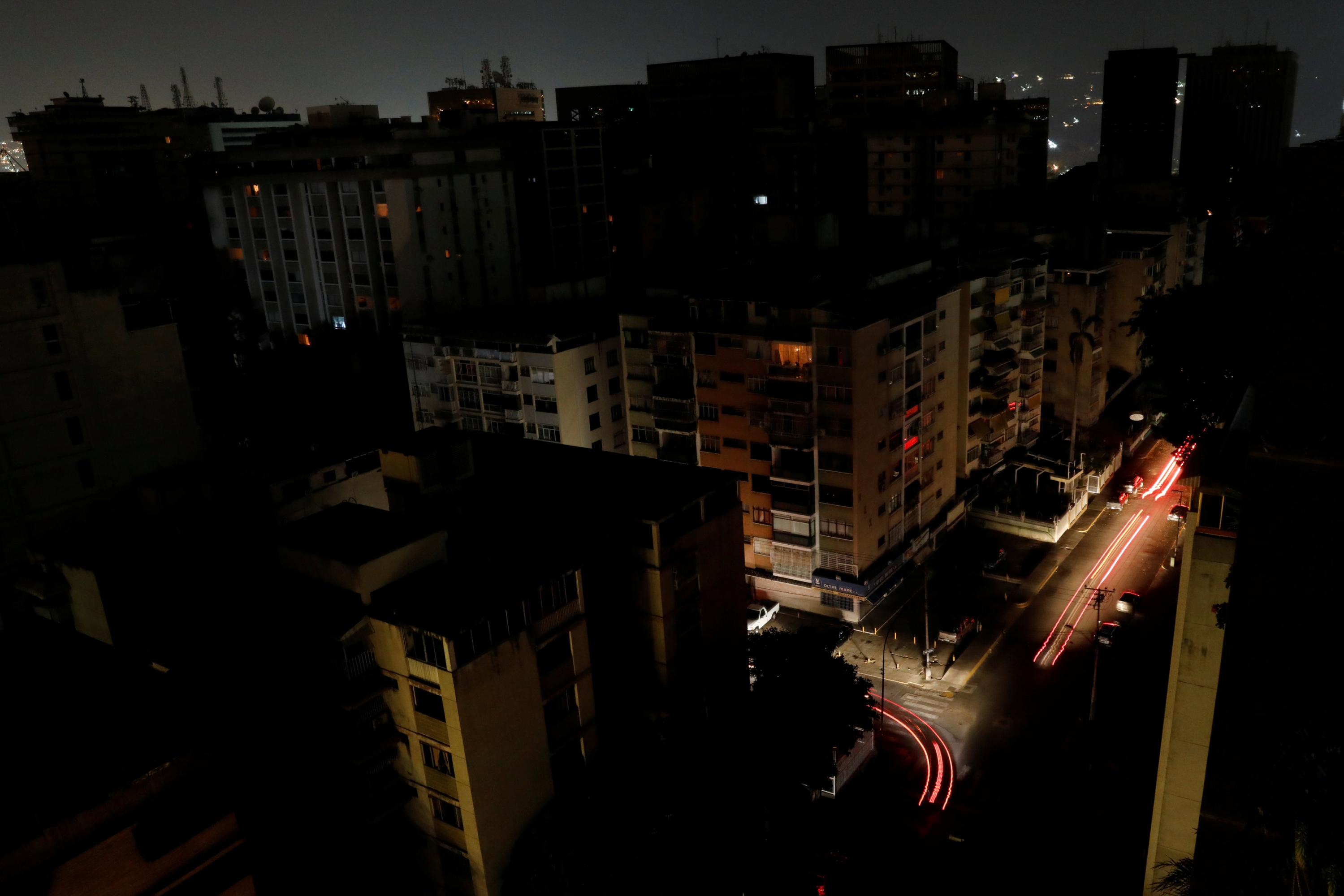 Apagón en Venezuela. Foto: Reuters
