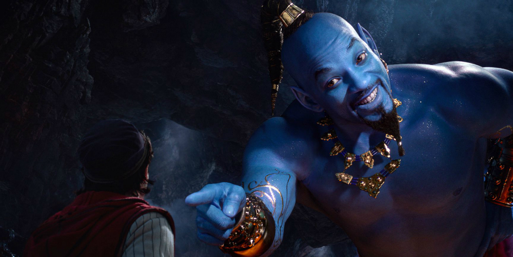 Will Smith en el tráiler de "Aladdin". Foto: Disney.
