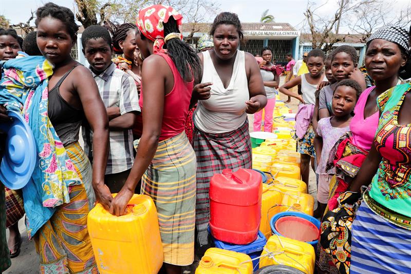 El ciclón Idai pasó por Mozambique, Malawi y Zimbabue. Foto: EFE.
