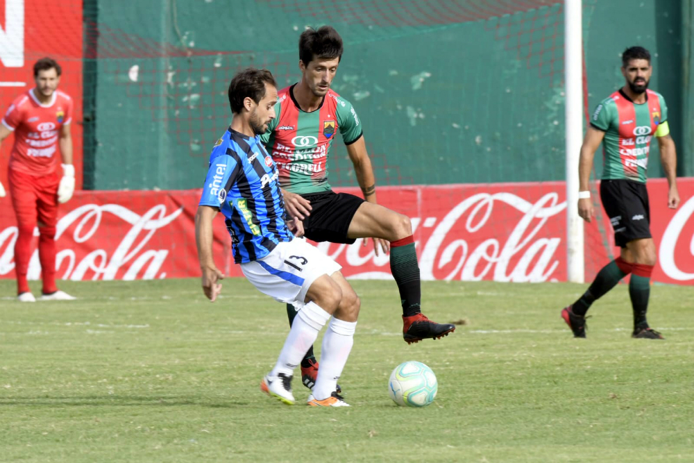 Hernán Figueredo y Álvaro "Flaco" Fernández en el Rampla vs. Liverpool