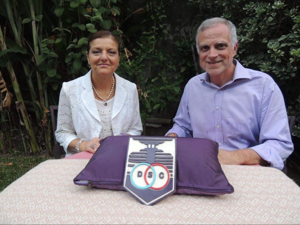 Gabriela Almirati y Daniel Acuña de la Lista 1989. Foto: @1989Encuentro.