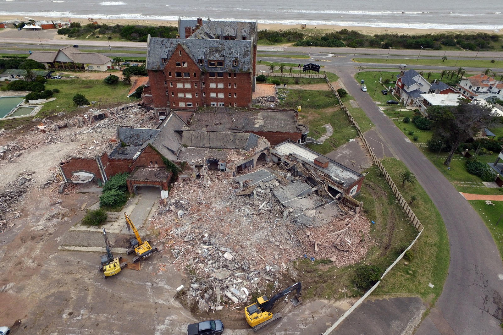 Demolición Hotel San Rafael. Foto: Ricardo Figueredo