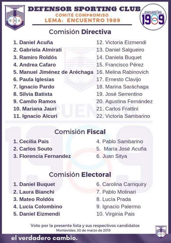 Lista 1989