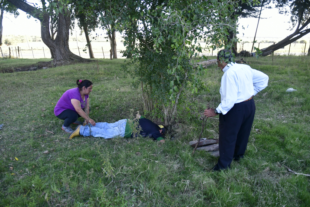 Ningún rincón de Ciudad Rodríguez quedó sin ser revisado, pero Micaela no aparece. Foto: Fernando Ponzetto