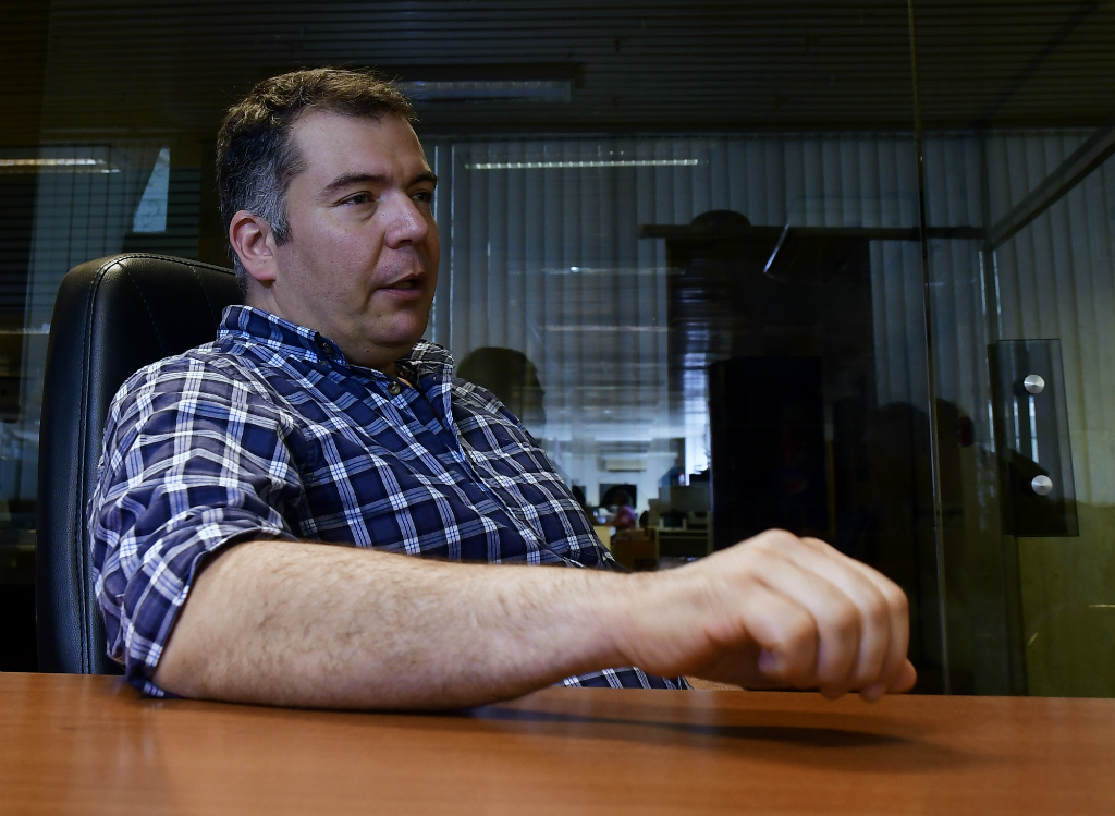 Guillermo Melantoni es el responsable de Tinkercard. Foto: Fernando Ponzetto