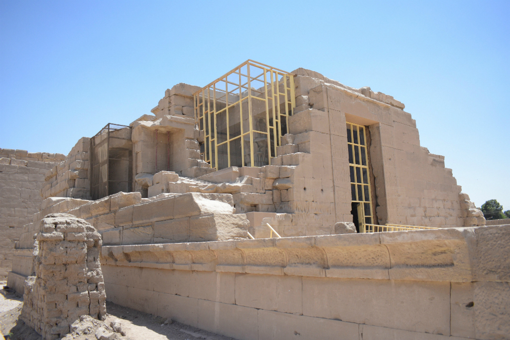 Vista del Templo de Opet, ubicado dentro del complejo faraonico del Karnak en la ciudad monumental de Luxor. Foto: EFE