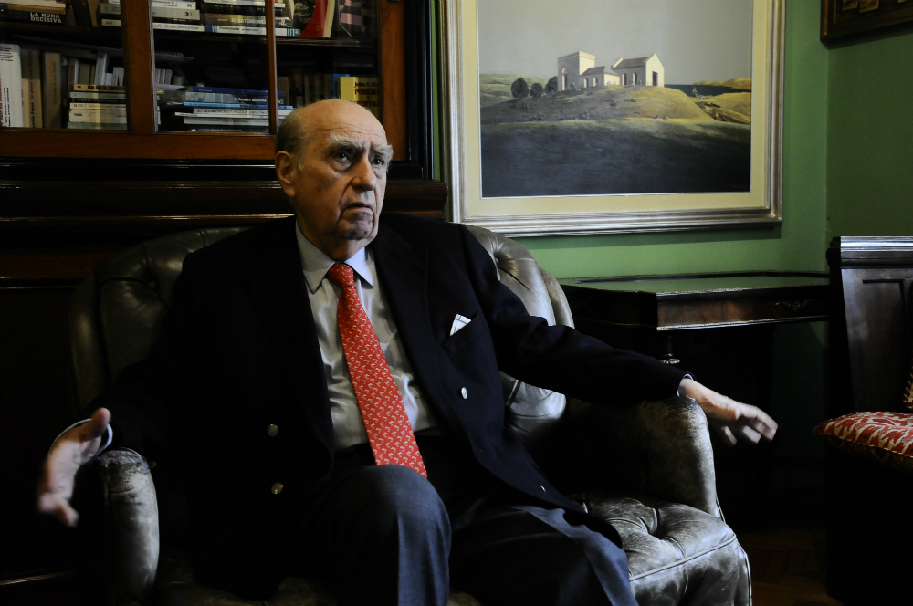 Julio María Sanguinetti. Foto: Darwin Borrelli