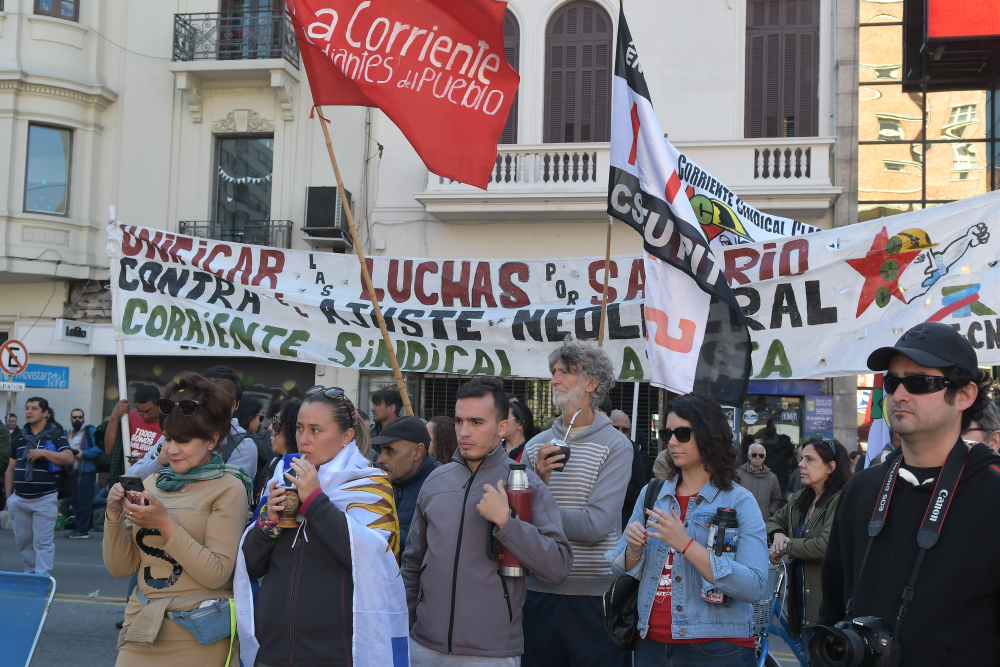 Contra acto de Unidad Popular. Foto: Francisco Flores.
