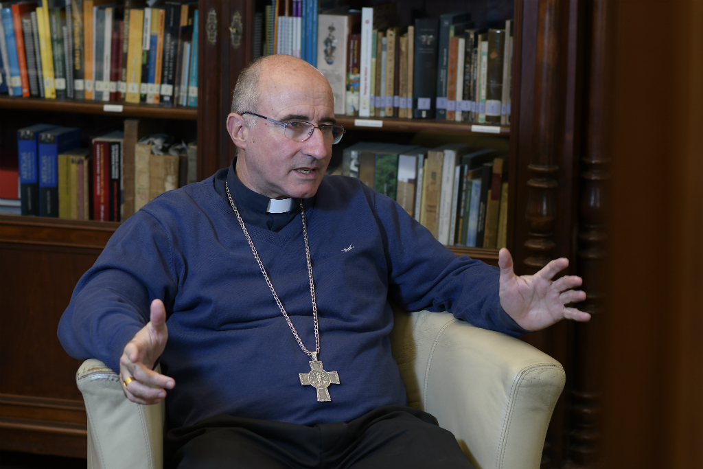 Daniel Sturla, arzobispo de Montevideo. Foto: Leonardo Mainé