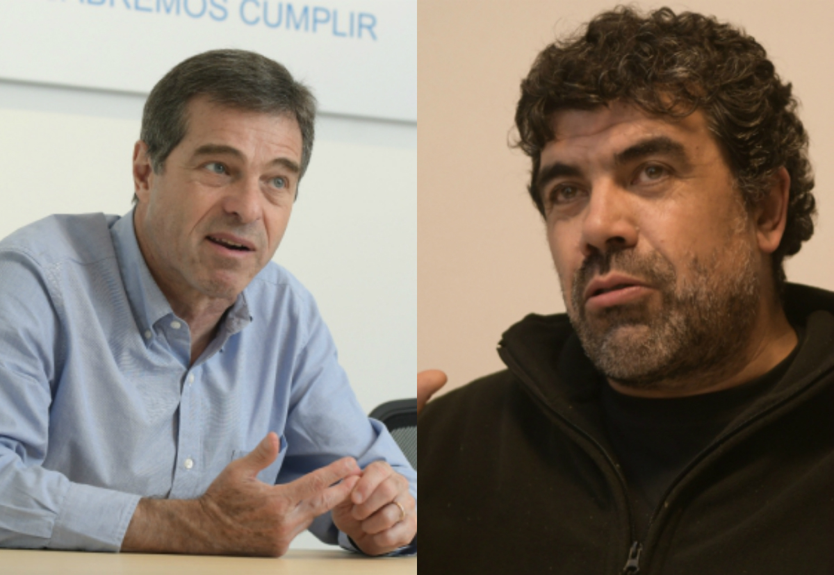 Ernesto Talvi y Oscar Andrade. Fotos: archivo El País